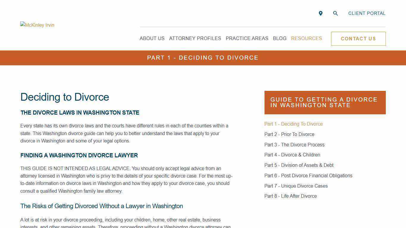 Deciding To Divorce | McKinley Irvin