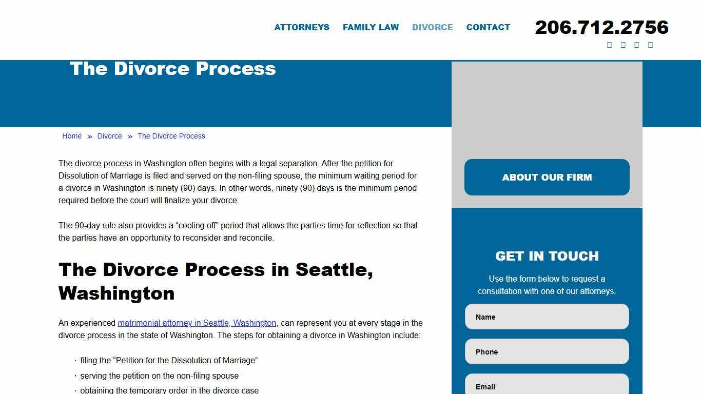 WA State Divorce Process | How to Get a Divorce in Washington